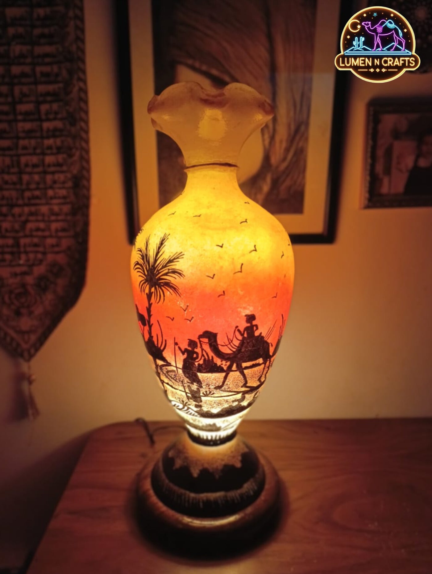 Sunset Vibe - Vase Lamp